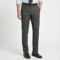 amnesia grey brown trouser