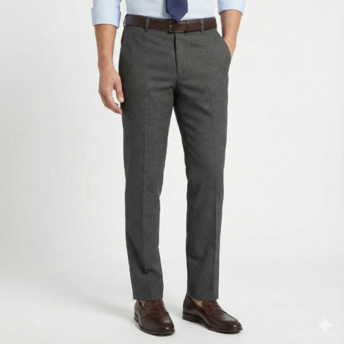 amnesia grey brown trouser