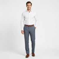 amnesia dark grey trouser